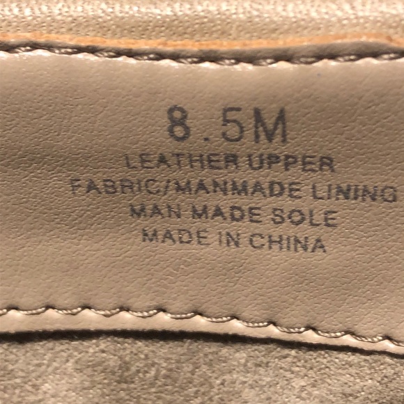 Gianni Bini Beige Leather Ankle Boots - Picture 7 of 9